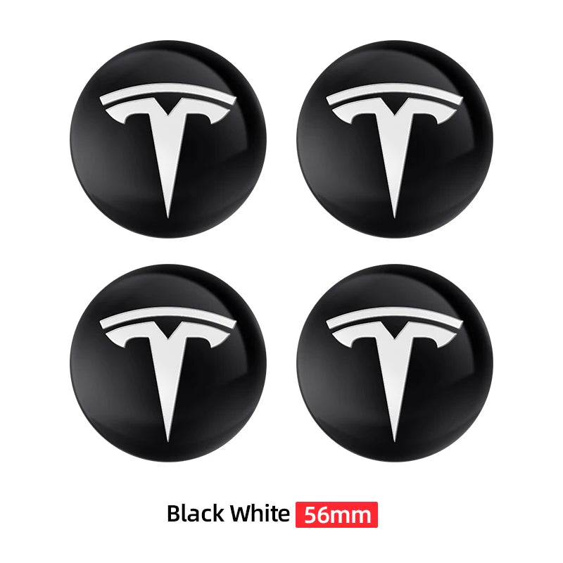 Premium Tesla Wheel Emblem Stickers™