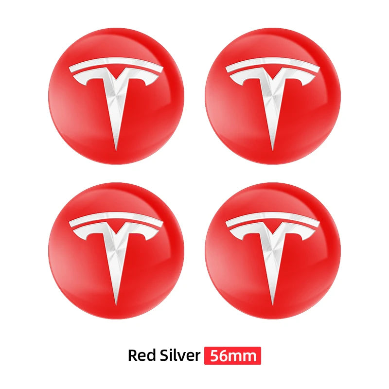 Premium Tesla Wheel Emblem Stickers™