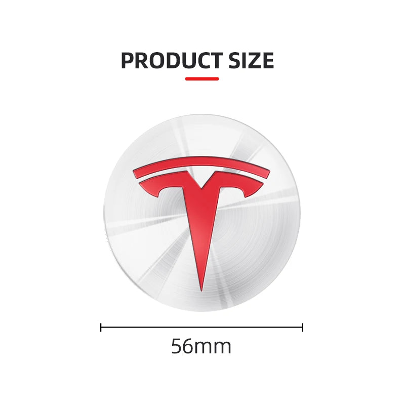 Premium Tesla Wheel Emblem Stickers™
