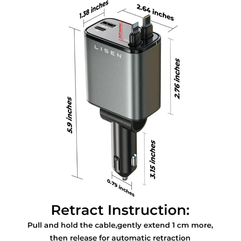 Ultimate Retractable Car Charger™