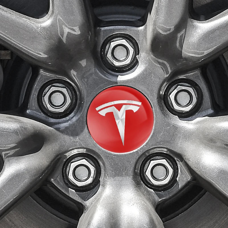 Premium Tesla Wheel Emblem Stickers™