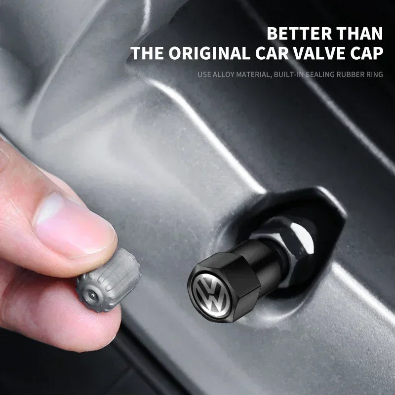 Premium Aluminum Valve Caps for VW™