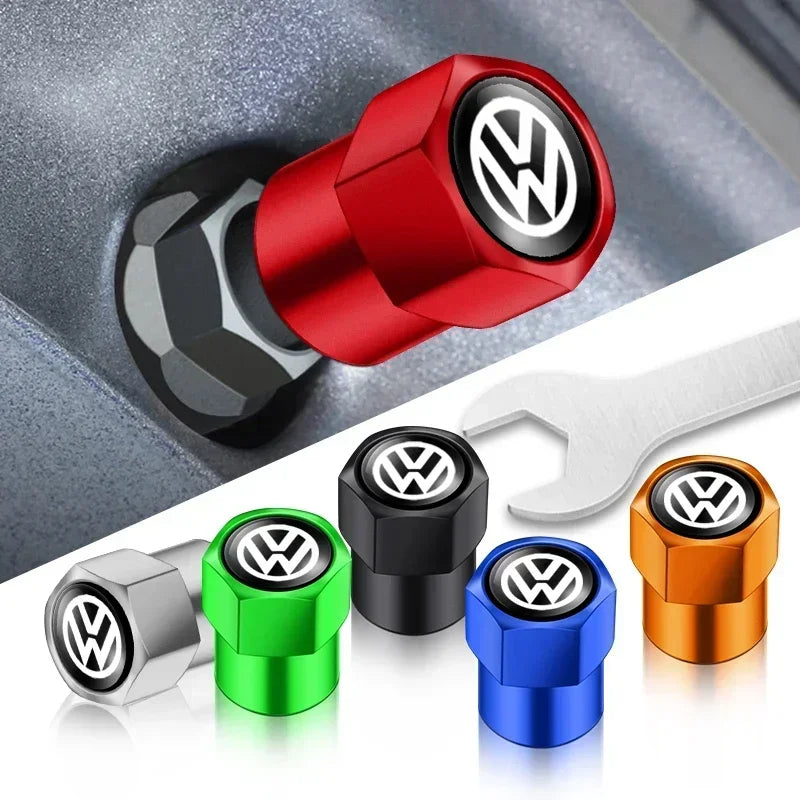 Premium Aluminum Valve Caps for VW™